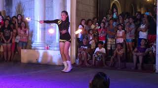 Banda 52 Majorettes | Solo Majorette Exhibition of Ms. Lovely Lance Guan at Hermosa Town Fiesta 2017