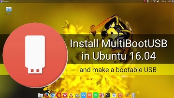How to install MultiBootUsb on Ubuntu 16.04 and Make a Bootable USB