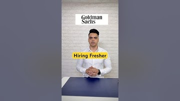 Goldman Sachs Summer Analyst Hiring 2025 | Internship & Industrial Trainee Roles | Apply Now!