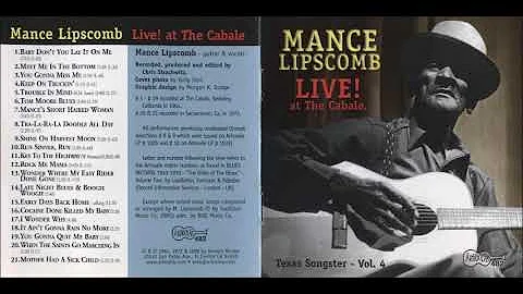 Mance Lipscomb - Live! at The Cabale