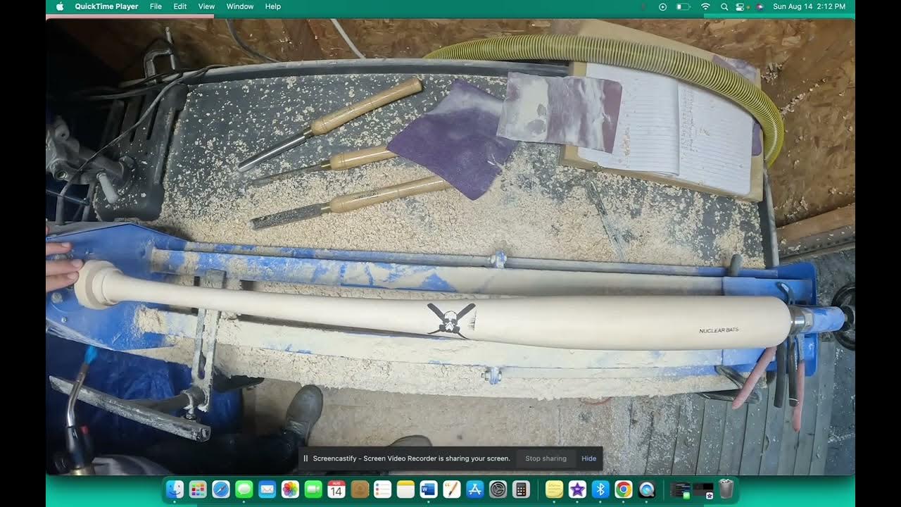How to Make a Wood Baseball Bat How to Finish Your Bat YouTube