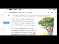 Trees are the kindest things I know...poem for 2 nd standard children