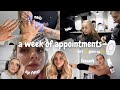 week of appointments | laser | hair | lip filler | lashes | nails | tanning | conagh kathleen