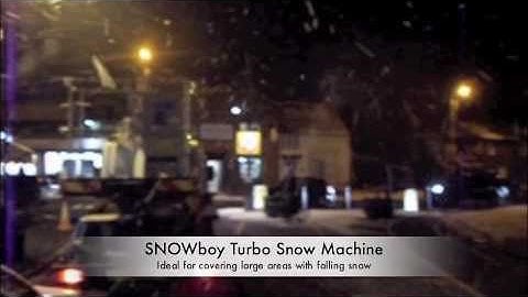 SNOWBoy Turbo Snow Machine Hire