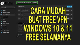 Cara Mudah Membuat FREE VPN di Windows 10 dan 11|| Fee Selamanya screenshot 1
