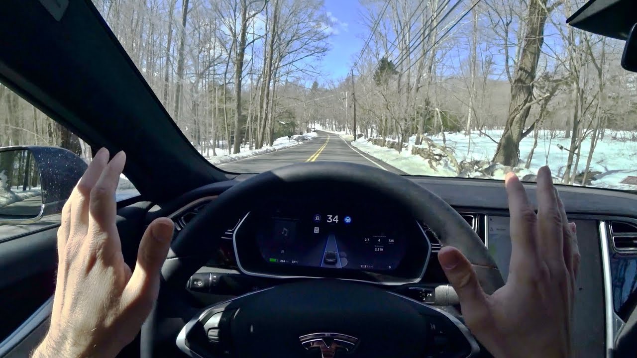 2017 Tesla Model S 100D - Tedward POV Test Drive (Binaural Audio) - YouTube