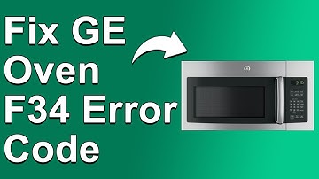 GE Oven F34 Error Code (How To Fix F34 Error Code - Troubleshoot In Seconds!)