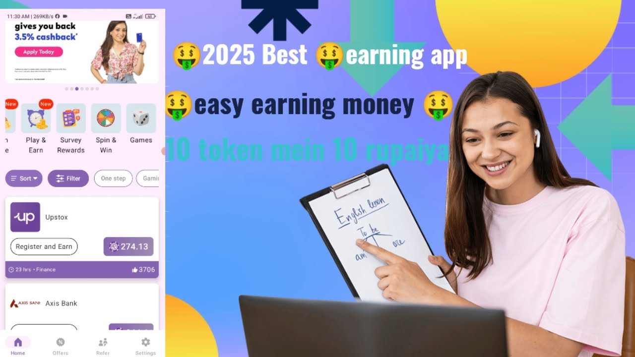 🤑2025🤑 best earning money app 🤑/easy earning money app 🤑/not investment ...