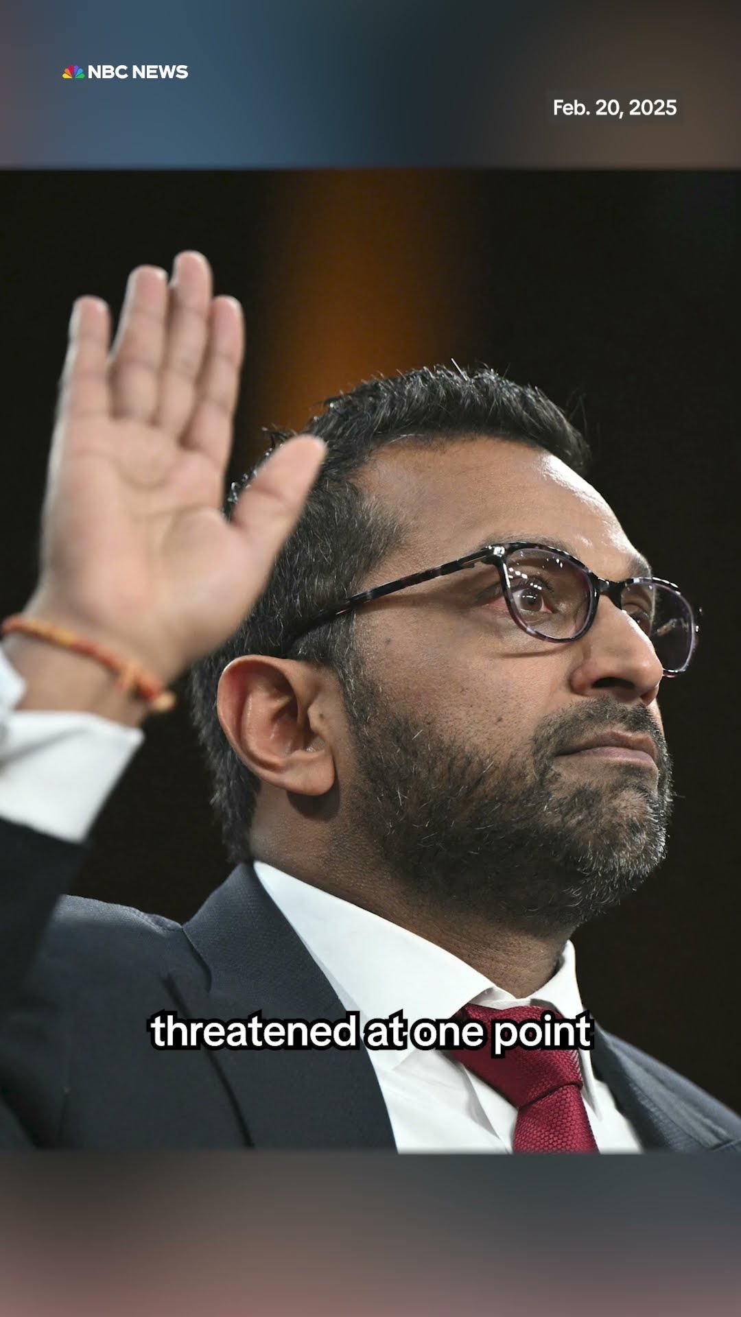 Kash Patel confirmed as FBI director