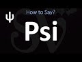 How to Pronounce Psi? (CORRECTLY) | ψ Greek Alphabet Pronunciation