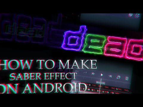How to make saber effect on Android (alight motion & kine master)