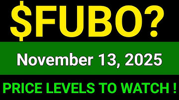 FUBO Stock (Fubo TV, Inc.) FUBO Stock Technical Analysis | November 13, 2025