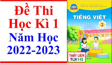 Tiếng Việt Lớp 3 Đề Thi Học Kì 1 | Năm Học 2022 - 2023 | Chân Trời Sáng Tạo
