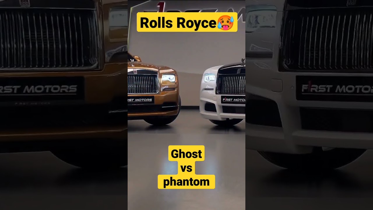Rolls Royce phantom vs ghost 🥵