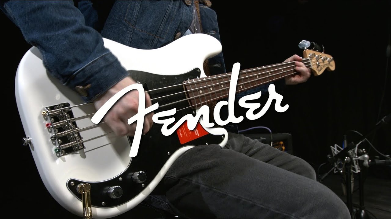 Fender FSR Traditional 70s Precision Bass RW, Arctic White | Gear4music demo