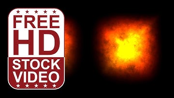 Free Stock Videos – abstract animated colorful burning square shapes on black background