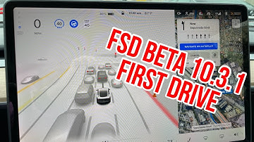 Tesla FSD Beta 10.3.1 First Drive & Auto Park Demonstration