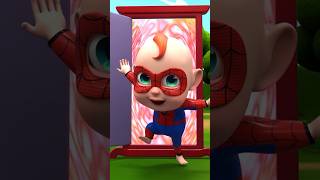 Here come the baby avengers! | Rosoo - Baby Songs #kidssong #nurseryrhymes #foryou #shorts
