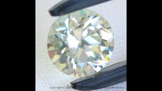 見事なカッティング＆見事な輝き✨ラウンドカットのホワイトジルコン2.00ct