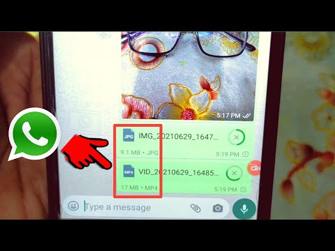 Video: Hvordan sender du et ukomprimert bilde på WhatsApp?