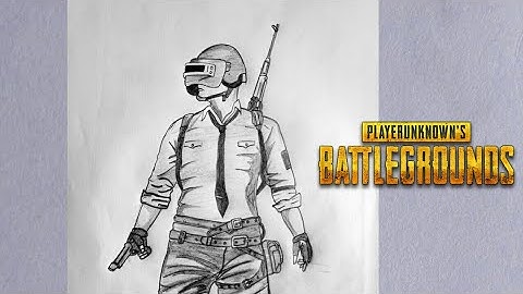 Player Unknown Battleground | PUBG Character sketch | 吃鸡