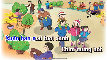 Mùa Xuân Tươi Xanh - Karaoke Âm Nhạc Lớp 2 - Bộ Sách Cánh Diều|  lớp nhạc doremi