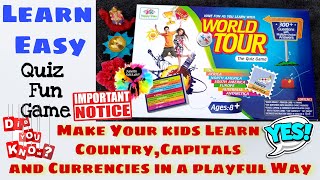 World Tour || Quiz Game | 300+ Questions | 8+ years kids | Learn Countries Flags Capitals & Currency screenshot 4