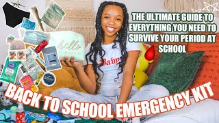 Back To School Emergency Period Kit | EVERYTHING YOU NEED TO SURVIVE YOUR PERIOD AT SCHOOL