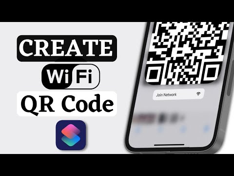 How To Create WiFi QR Code in iPhone - iOS 15 | Share WiFi Using QR Code in 2021