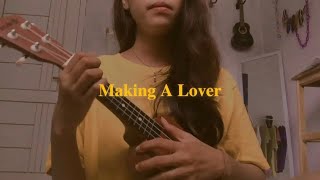 Video thumbnail of "making a lover - SS501 (Ukulele Short Cover)"