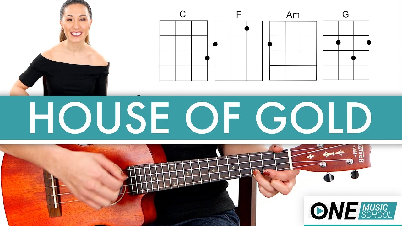 House Of Gold - Twenty One Pilots - Ukulele Tutorial / Lesson - Youtube