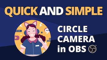How to make circle camera in OBS Studio | Quick & Easy