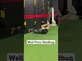 Wall Press Deadbug: Build Core Stability, Hip Control & Anti-Extension Strength! 💥 #TrAkAthletics