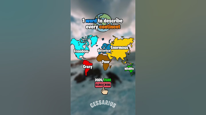 1 word to describe every continent. Accurate? #geography #europe #map #history #world #usa #viral