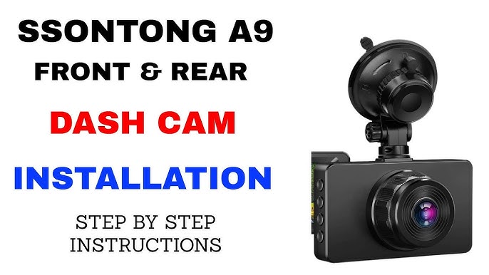 Ssontong A10 Black Night Vision 1080p High Speed Driving Front