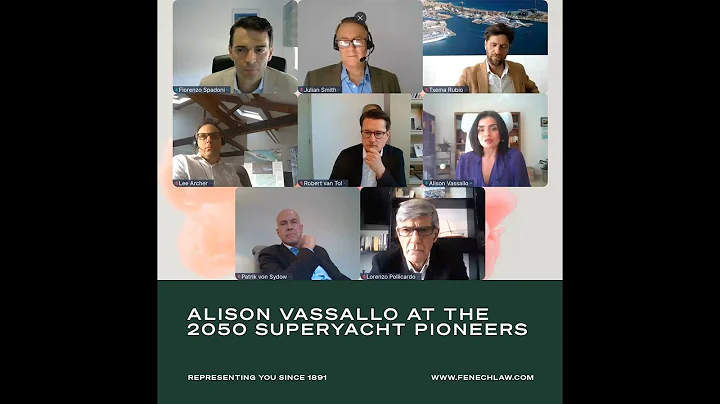 Alison Vassallo at the 2050 Superyacht Pioneers