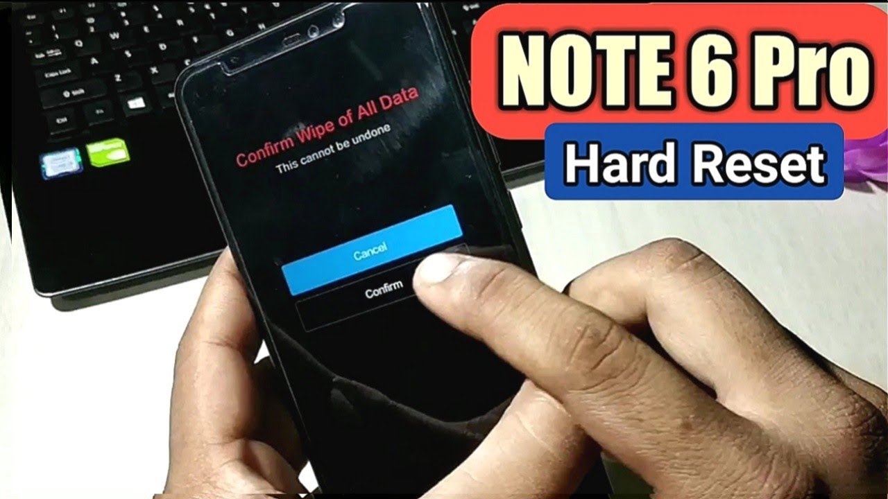 How to Hard Reset Xiaomi Redmi Note 6 pro ,Simple and easy Trick