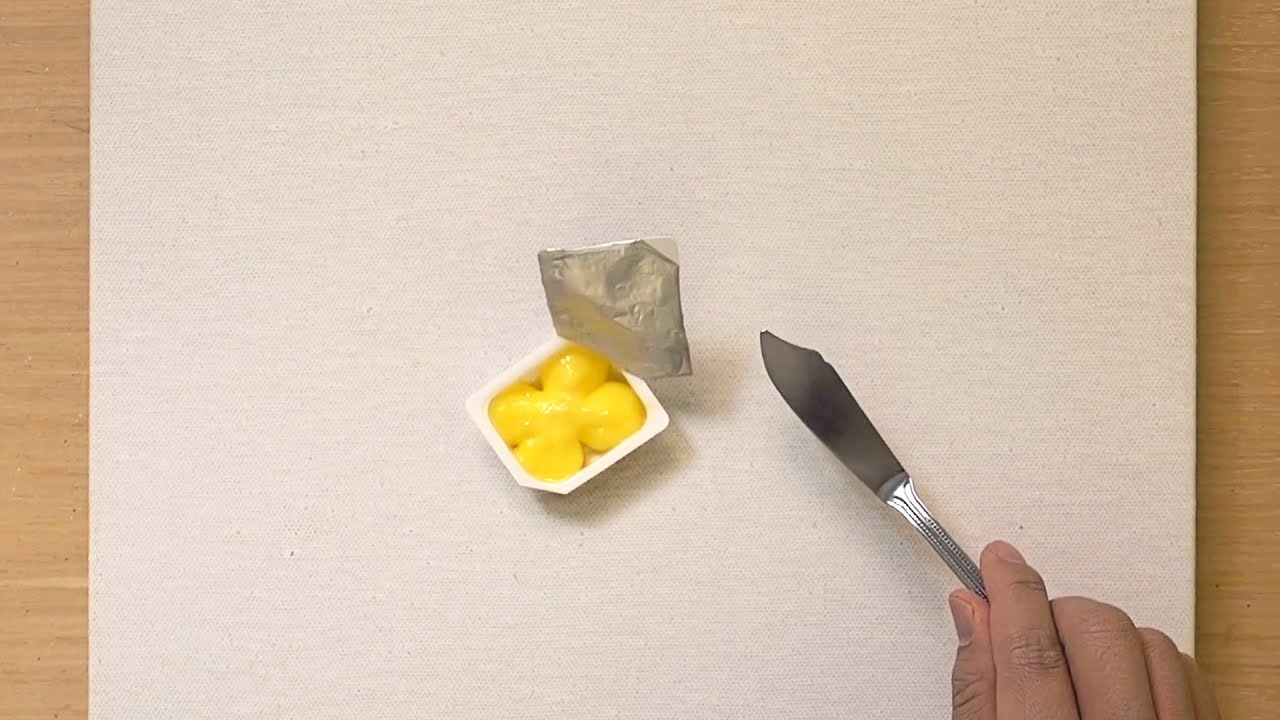 Painting Technique Using a Butter Knife YouTube