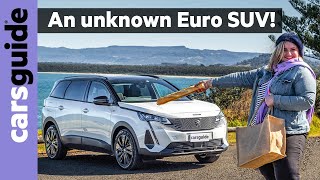 A stylish sevenseater you've never heard of? 2023 Peugeot 5008 GT Sport review  family test 4K
