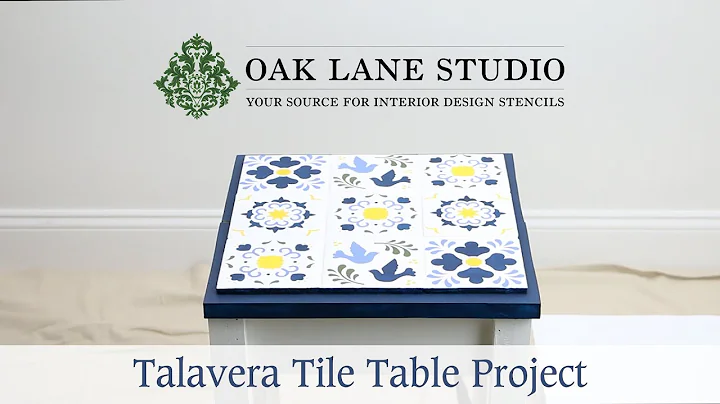 Talavera Tile Table Project | Oak Lane Studio