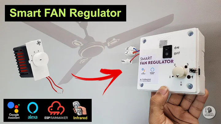 IoT Smart Fan Regulator using ESP32 & AC Dimmer | ESP RainMaker + Alexa + Google Home Control