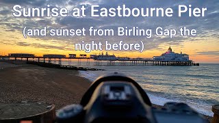 Photographing a Sunset & Sunrise at Eastbourne