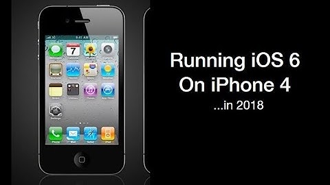 Running iOS 6 on iPhone 4 ...in 2018 (using CoolBooter)