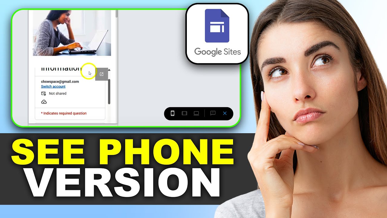 How to See the Mobile (Phone) Version of a Site on Google Sites