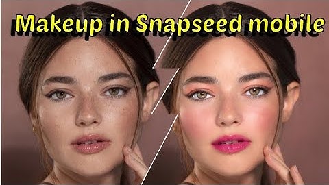 Advance Photo Editing : Skin Retouching in SnapSeed 2023 | Photo Retouching in Snapseed #viral