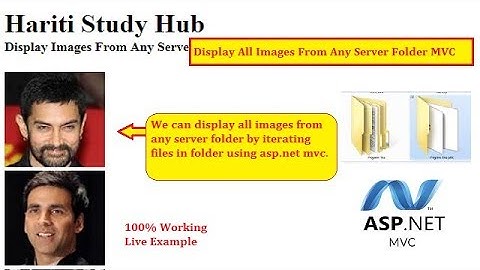 Display Images From Any Server Folder Using Asp.Net MVC | Hindi | Free Online Learning Classes