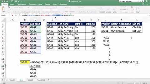Học Excel cơ bản 60   Cách tạo phiếu xuất kho trong Excel