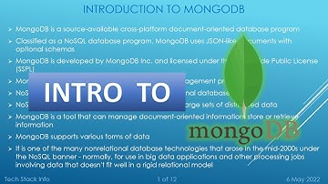 Introduction to MongoDB | What is MongoDB? | Features | Why MongoDB? | Use cases