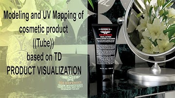 Modeling and UV Mapping in Blender ((cosmetic product -Tube)) based on TD -- PRODUCT VISUALIZATION