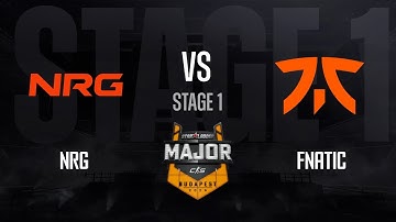 NRG vs fnatic | StarLadder Budapest Major 2025 - STAGE 1 - Day 3